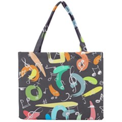 Repetition Seamless Child Sketch Mini Tote Bag by Nexatart