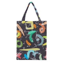 Repetition Seamless Child Sketch Classic Tote Bag by Nexatart