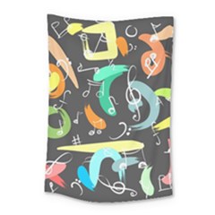 Repetition Seamless Child Sketch Small Tapestry by Nexatart
