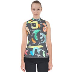 Repetition Seamless Child Sketch Shell Top