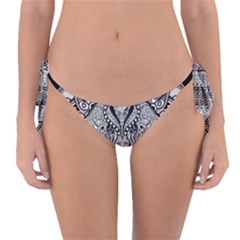 Ornate Hindu Elephant  Reversible Bikini Bottom by Valentinaart