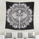 Ornate Hindu Elephant  Square Tapestry (Large) View2