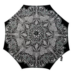 Ornate Hindu Elephant  Hook Handle Umbrellas (medium) by Valentinaart