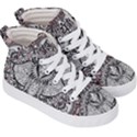 Ornate Hindu Elephant  Kid s Hi-Top Skate Sneakers View3