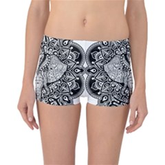 Ornate Hindu Elephant  Reversible Boyleg Bikini Bottoms by Valentinaart