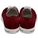 Red Lizard Leather Print Women s Low Top Canvas Sneakers View4