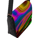 Colorful Waves Flap Messenger Bag (L)  View2