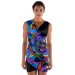  Activating Potential -  Wrap Front Bodycon Dress