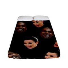 Crying Kim Kardashian Fitted Sheet (full/ Double Size) by Valentinaart