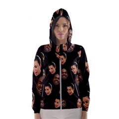 Crying Kim Kardashian Hooded Windbreaker (women) by Valentinaart