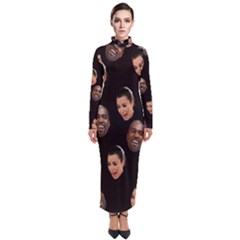 Crying Kim Kardashian Turtleneck Maxi Dress by Valentinaart