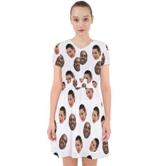 Crying Kim Kardashian Adorable In Chiffon Dress by Valentinaart