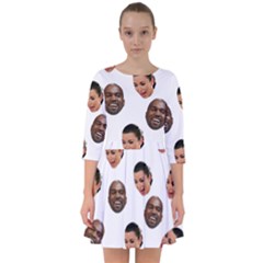 Crying Kim Kardashian Smock Dress