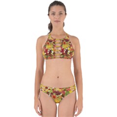 Autumn Fall Leaves Perfectly Cut Out Bikini Set by LoolyElzayat