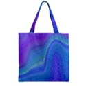 Marble Shades Elephant Texture Zipper Grocery Tote Bag View1