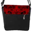 Romantic Red Rose Flap Messenger Bag (S) View1