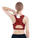 Romantic Red Rose Sports Bra With Pocket View2