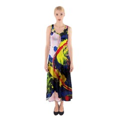 Global Warming 2 Sleeveless Maxi Dress by bestdesignintheworld