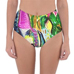 Lilac And Lillies 2 Reversible High-waist Bikini Bottoms by bestdesignintheworld