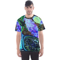 Lilac And Lillies 1 Men s Sports Mesh Tee