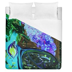 Lilac And Lillies 1 Duvet Cover (queen Size) by bestdesignintheworld