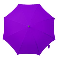 Light Purple Dots Pattern Hook Handle Umbrellas (small) by LoolyElzayat