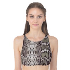 Snake Skin Tank Bikini Top