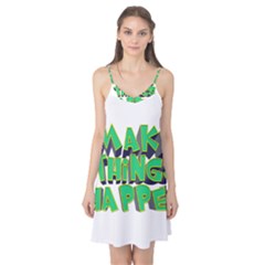 Act Do Text Make Tackle Implement Camis Nightgown by Sapixe