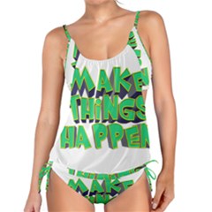 Act Do Text Make Tackle Implement Tankini Set
