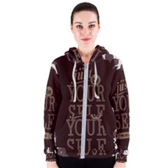 Encourage Motivation Tackle Things Women s Zipper Hoodie