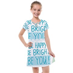 Motivation Positive Inspirational Kids  Cross Web Dress by Sapixe