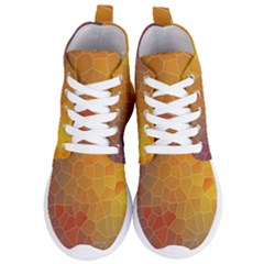 Colors Modern Contemporary Graphic Women s Lightweight High Top Sneakers by Sapixe