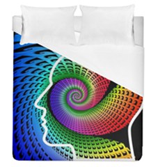 Head Spiral Self Confidence Duvet Cover (queen Size) by Sapixe