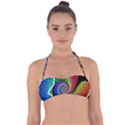 Head Spiral Self Confidence Halter Bandeau Bikini Top View1