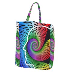 Head Spiral Self Confidence Giant Grocery Zipper Tote