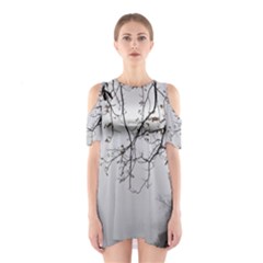 Tree Nature Landscape Shoulder Cutout One Piece by Sapixe