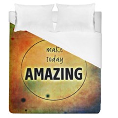 Beautiful Day Cheerful Munter Duvet Cover (queen Size)
