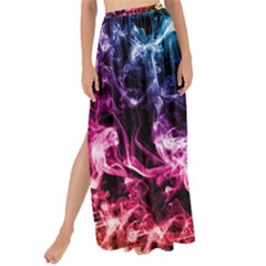 Smoke Colors Soul Black Blue Maxi Chiffon Tie-up Sarong by Sapixe