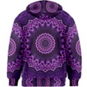 Mandala Purple Mandalas Balance Kids Zipper Hoodie Without Drawstring View2