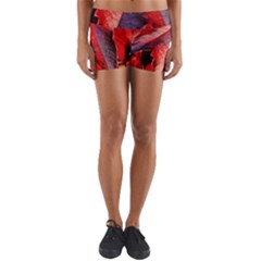 Wine Partner Wild Vine Leaves Plant Yoga Shorts