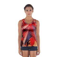 Wine Partner Wild Vine Leaves Plant Sport Tank Top 