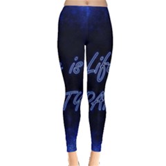 Beautiful Things Encourage Leggings  by Sapixe