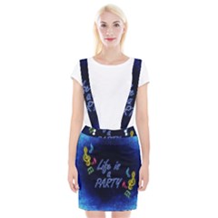 Beautiful Things Encourage Braces Suspender Skirt by Sapixe