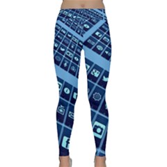 Mobile Phone Smartphone App Classic Yoga Leggings