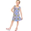 Background Paper Texture Motive Kids  Tunic Dress View1