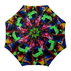 Global Warming 3 Golf Umbrellas by bestdesignintheworld