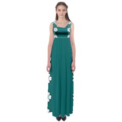 Design Texture Background Love Empire Waist Maxi Dress