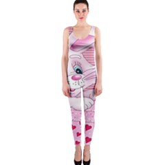 Love Celebration Gift Romantic One Piece Catsuit by Sapixe