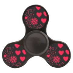 Background Hearts Ornament Romantic Finger Spinner by Sapixe