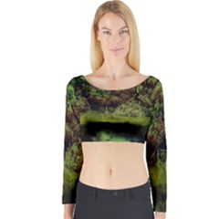 Hot Day In Dallas 33 Long Sleeve Crop Top by bestdesignintheworld